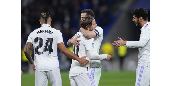 Luka Modric scorer sjette mål for sesongen for Real Madrid